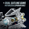 Space Interceptor Starfighter Building Kit | Mechanical Building Kits | BrickRoyal