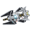 Space Interceptor Starfighter Building Kit | Mechanical Building Kits | BrickRoyal