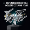 Space Interceptor Starfighter Building Kit | Mechanical Building Kits | BrickRoyal