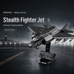 Stealth Fighter Jet Building Kit | Mechanical Building Kits | BrickRoyal