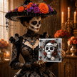 Where Gothic Art Blooms: Skull & Rose 3D Brick Wall Art | Mechanical Building Kits | BrickRoyal