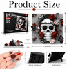 Where Gothic Art Blooms: Skull & Rose 3D Brick Wall Art | Mechanical Building Kits | BrickRoyal